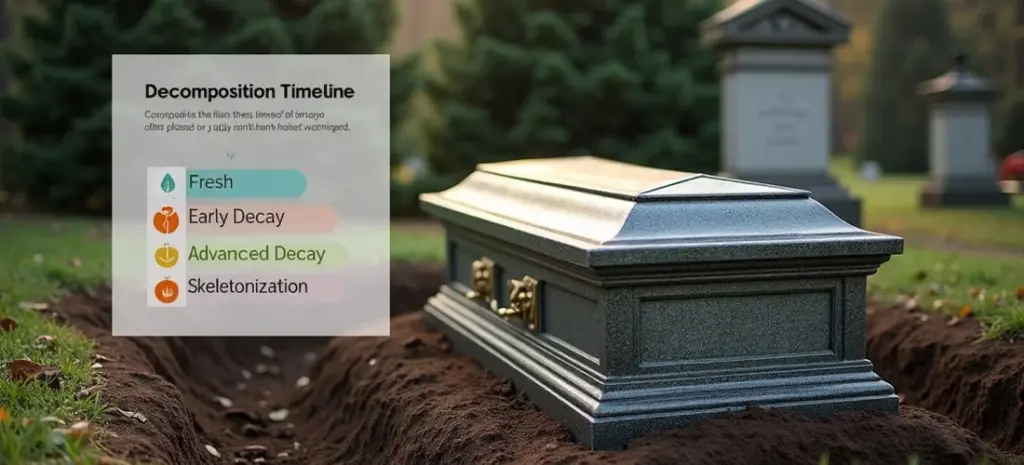 Understanding the Body Decomposition Timeline and Process After Burial in a Casket